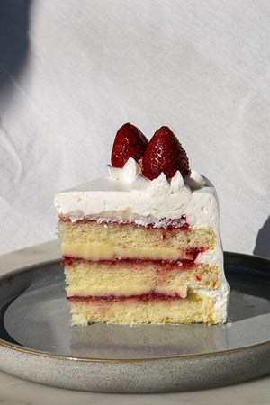 
                  
                    Load image into Gallery viewer, Vanilla Strawberry Cake Cake The Daily Knead 
                  
                