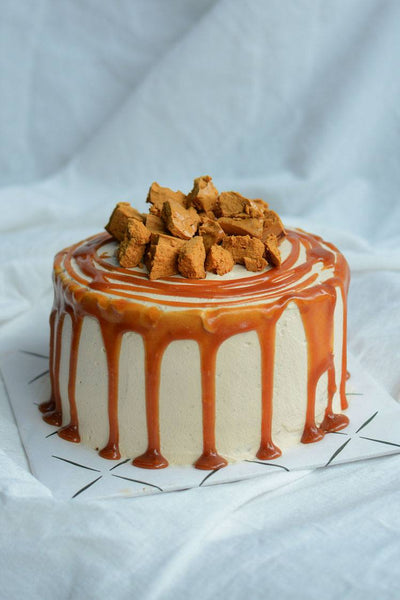 Pumpkin Toffee Crunch Cake - Eat Move Make