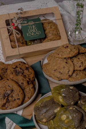 
                  
                    Load image into Gallery viewer, Cookie Box Sampler - Same Day Christmas Set The Daily Knead Bakery 
                  
                